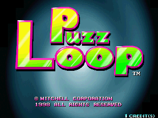 Puzz Loop (Europe) Title Screen